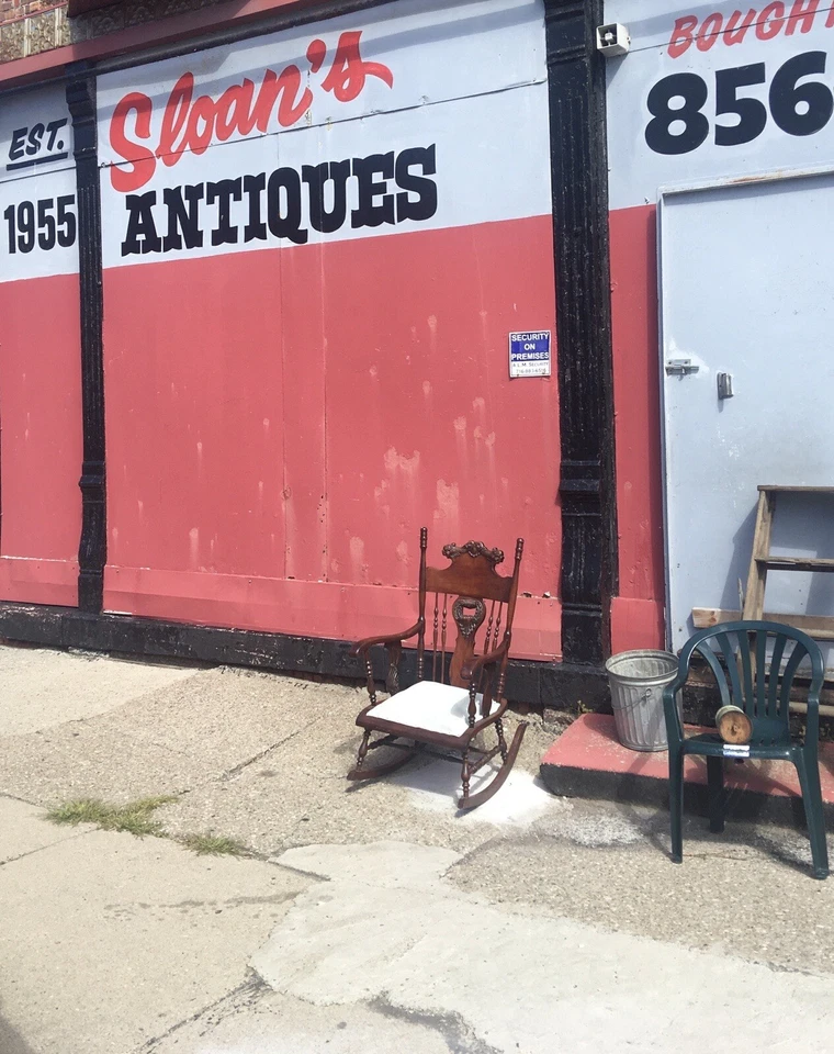 Raro Antiguo Caoba Extra Especial Tallado Delfín Rocker Tema Náutico Foto 4 de 4