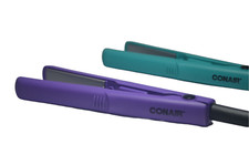 Conair Mini PRO Travel Size Ceramic Hair Straightener Flat Iron Dual Voltage