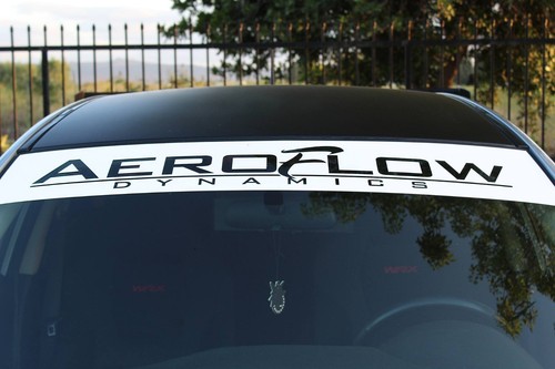 AeroFlow windshield banner for APR splitter universal windshield sticker e2 - Picture 2 of 4
