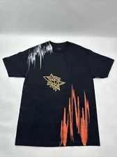 Rare MAYA HAYUK Black Abstract Graphic Mens Sz L Skate T Shirt MANIK SKATEBOARDS