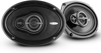 Black Diamond 6'' x 9'' Coaxial Speaker 3 -Way 270 Watts 4-Ohm - Pair - DIA-69.3