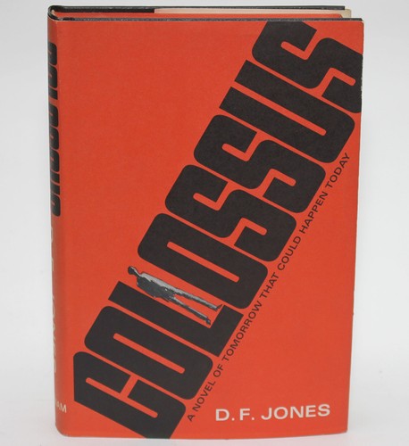 KOLOSSUS von D. F. Jones Putnam 1966 HC/DJ BCE SELTENES Buch Forbin Projekt SF Film