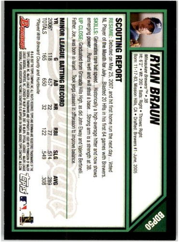 2007 BOWMAN DRAFT PICKS & PROSPECTS YOU PICK ALL ROOKIES - Picture 85 of 93