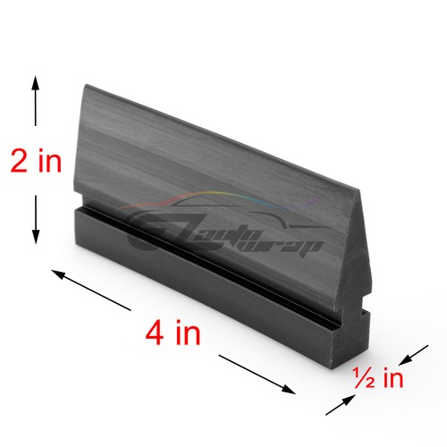 Window Tint Black Turbo Squeegee 4" Rubber Material Car Auto Tinting Film Tool - Picture 2 of 5