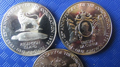 1978 South Atlantic coin set pobjoy zecca ascensione st helena tristan da cunha - Foto 4 di 12