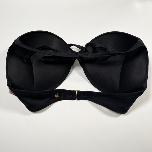 Victoria Secret 38C Bombshell Push Up Bikini Top Adds 2 Cups Black - Picture 4 of 4