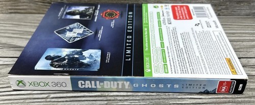 Xbox 360 Call of Duty Ghosts Juego COD Estuche Deslizante Edición Limitada Cubierta de Acero - Imagen 5 de 8