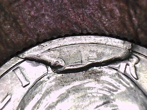 2022-P Wilma Mankiller Quarter Error - Obverse Retained Cud + Reverse Die Break - Picture 4 of 6