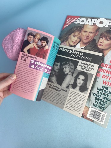 SOAP OPERA UPDATE Magazine Mar 23 1993 Kin Shriner Lynn Herring General Hospital - Foto 8 di 9