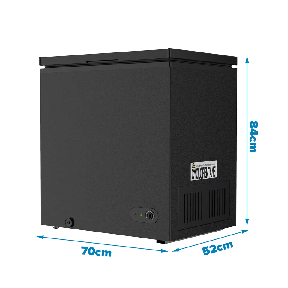 90L Upright Deep Freezer for Basement Laundry Room and Home - image 3 of 4