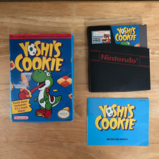 Yoshi's Cookie (Nintendo Entertainment System, 1993) With Box and Manual