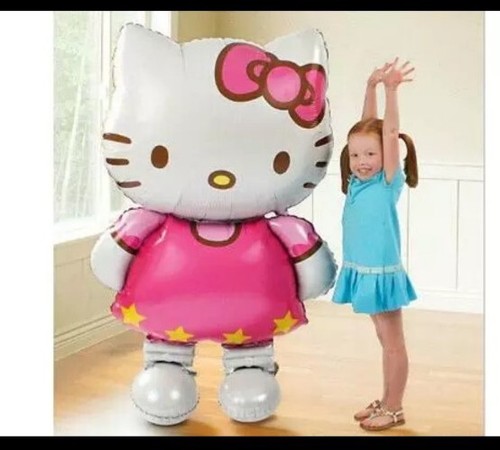 Palloncino gigante HELLO KITTY XL compleanno festa auguri no barbie pokemon - Foto 3 di 6