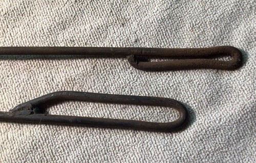 Antique Tools ~ Soldering Irons ~ Copper Heads ~ Metal Handles - Picture 2 of 8