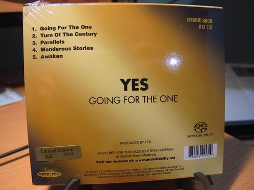 (5) 24K Gold SACD MFSL Audio Fidelity Yes Fragile Album 90125 Close Going Sealed - Foto 12 di 12