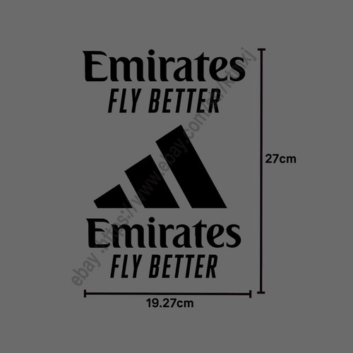 Real Madrid Club Style Sponsor Patch | Fan Made Heat Transfer Patch Print - Picture 3 of 13