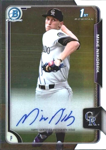 2015 Bowman Autogramme Base, Draft, Refractor Singles - Bild 21 von 78