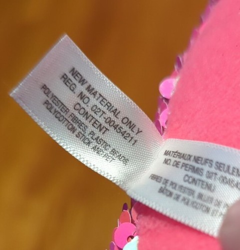 Large TY Flippables Sequin Plush - PINKY the Flamingo - Picture 10 of 11