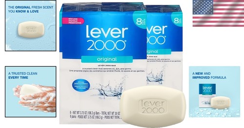 Lever 2000 Perfectly Fresh Bar Soap - 16 Bars of Sandalwood Bliss, 4 Oz Each - Picture 2 of 9