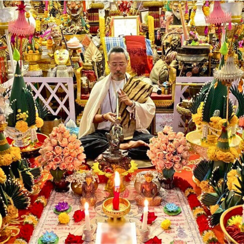 Thailändisches Amulett Takrut Boa Schlange magisches Glücksspiel gewinnen Lotto Glück Glück Yant Talisman - Bild 6 von 18
