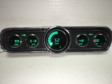 1965-1966 Ford Mustang Digital Dash Gauges Instrument Cluster Green Led Usa Made