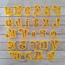 Alfabeto Mod.3  26 Lettere - 3cm Cookies cutter - Formine - Stampi per scritte