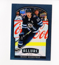 2020-21 Upper Deck Allure Mark Scheifele #61 Black Rainbow Winnipeg Jets
