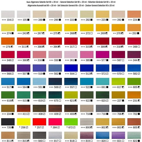 Varios juegos de acrílico Amsterdam - Imagen 3 de 19
