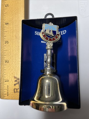 Vintage USS Constitution silver plated bell / UK / WAPW - Picture 6 of 6