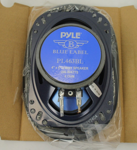 PYLE USA PL463BL BLUE LABEL 240W TRIAXIAL 3-WAY SPEAKERS NEW! - Imagen 2 de 2