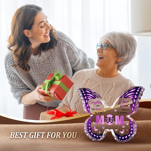 Mothers Day Gifts for Mom, Unique Mom Birthday Gift Ideas, Decoration Butterfly - Picture 4 of 8