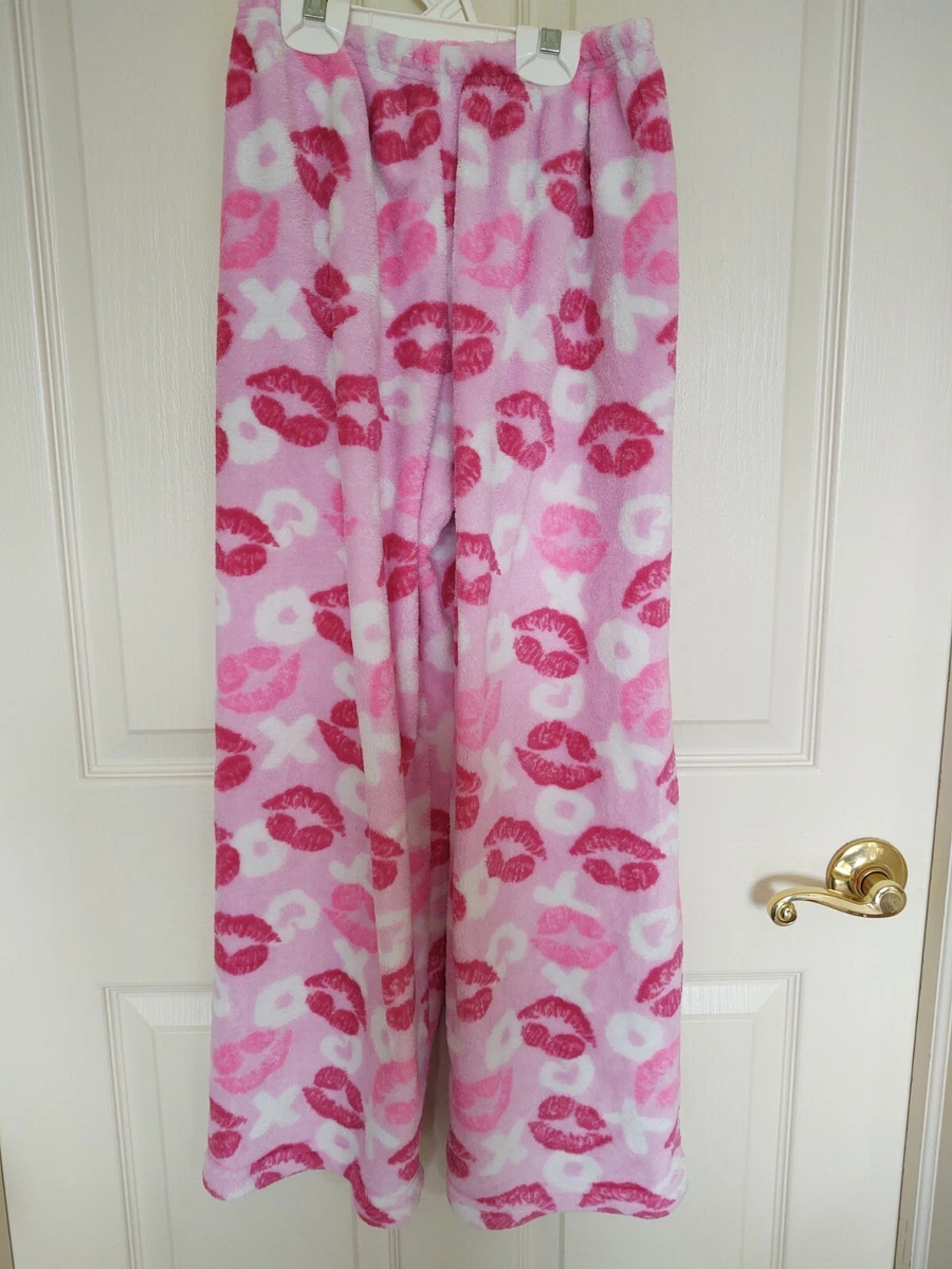 Girl's 'Made with love and kisses' Super Soft Kisses Pajama Pants Size 10-12