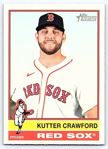 KUTTER CRAWFORD RED SOX 2025 TOPPS HERITAGE #401-500 HIGH # SP #419