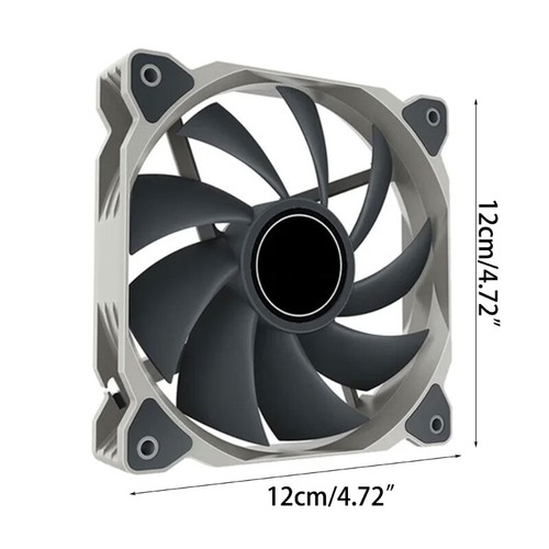 3 in 1 PC Case Fans Kit 3x120mm PWM Fan 4Pin Computer Cooling Fan Heatsink - Afbeelding 8 van 8