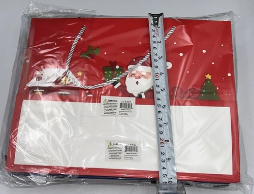 12pcs Christmas Gift Bags 12.5 * 10” Strong Bags - Picture 2 of 11