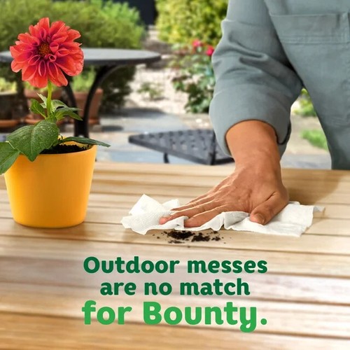 Bounty Select-a-Size Paper Towels, 6 Triple Rolls, White - Picture 4 of 8