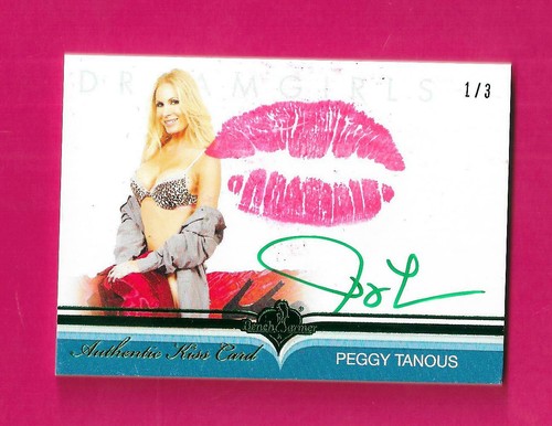 Benchwarmer 2016 Dreamgirls Autograph KISS Card Peggy Tanous 1/3 GREEN - Picture 1 of 2