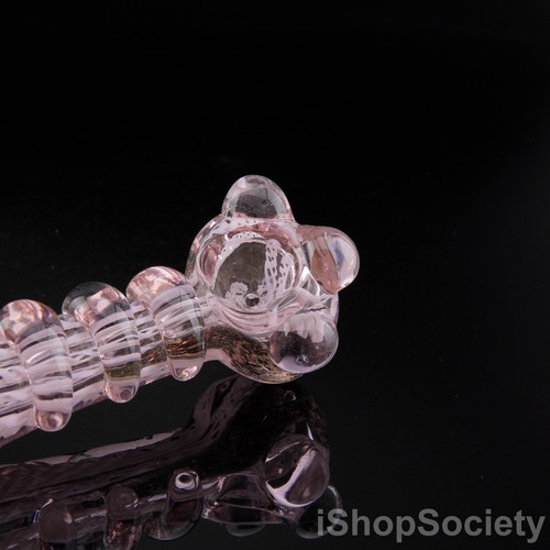 5" Fantasy Bubble Pink Tobacco Smoking Pipe Thick Collectible Glass Pipes - P758 - Picture 4 of 8