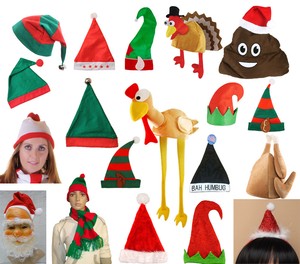 ADULTS CHRISTMAS HATS PRESENTS STOCKING FILLERS FANCY DRESS FUNNY XMAS PARTY ADULTS CHRISTMAS HATS PRESENTS STOCKING FILLERS FANCY DRESS FUNNY XMAS PARTY