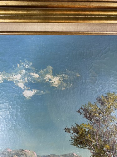 MCM Unikat Ölgemälde Nasse Wüste in Blüte Original Sullivan Südwestberg - Bild 5 von 18