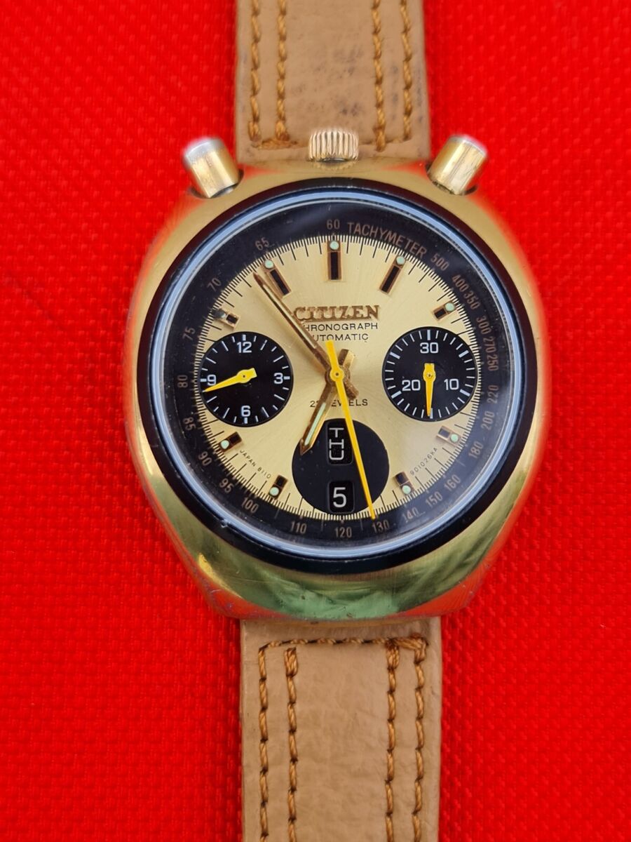 Vintage Citizen Bullhead Chronograph Automatic 8110A Japan Vintage Citizen Bullhead Chronograph Automatic 8110A Japan