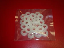 Nylon shifter bushings Pkg 25 for Hurst or other shifters with 3/8 rods
