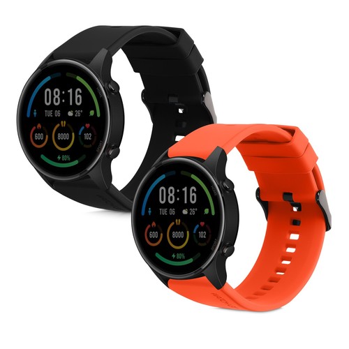 kwmobile 2x bransoletka sportowa kompatybilna z Xiaomi Mi Watch Color Sport / S1 Active - Zdjęcie 7 z 8