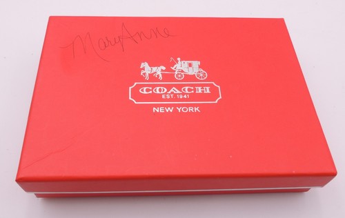 Muñequera pequeña Coach 48640B color caqui marrón firma NUEVA 48640 con caja *LEER* - Imagen 18 de 24