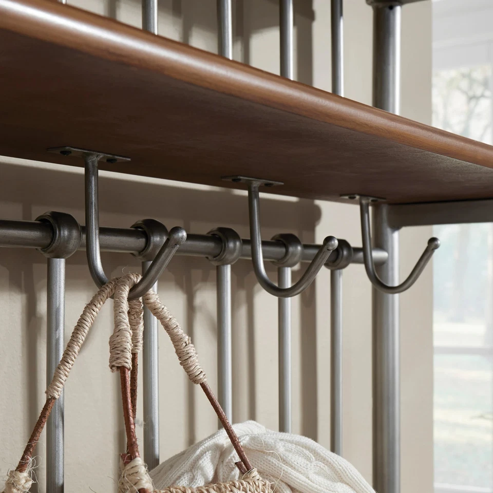 Orleans Hall Tree de homestyles marrón moderno y contemporáneo Foto 4 de 4