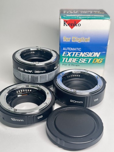 Kenko Auto Verlängerungsrohr Set für Nikon DG 12/20/36mm DG kompatibel - Bild 2 von 2
