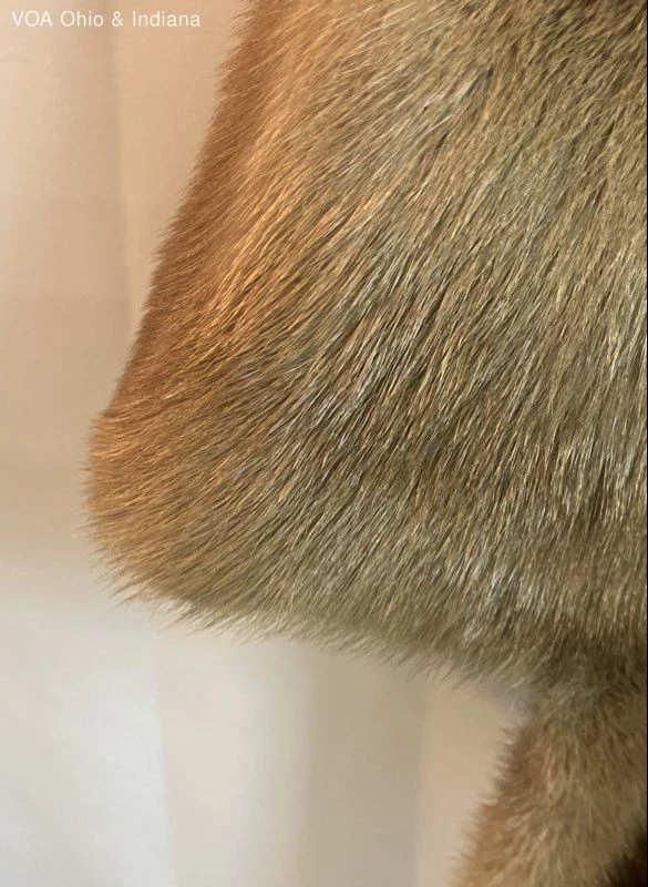 Capa vintage de piel marrón claro/bronceada Madison's Columbus Foto 4 de 4