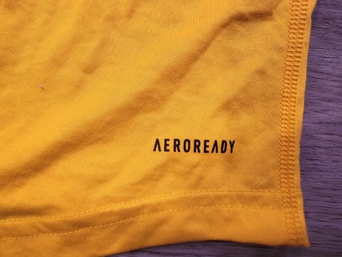 adidad Southern Miss To The Top Shirt Mens Size 2XL Yellow Aeroready Creator Tee - Picture 6 of 13
