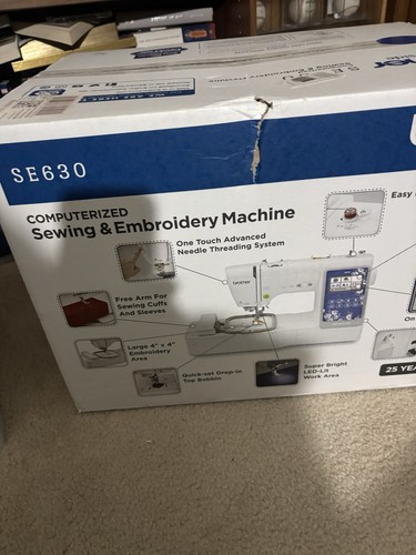 Brother SE630 Sewing and Embroidery Machine 4x4 Brand New In Box! 🔥🔥 - Picture 9 of 10