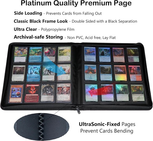 Ringlose Sammelkartenmappe - seitliches Laden - Bild 5 von 9