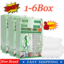1-6Box Moringa -Berberine 10in1 Advanced Nano Microneedle Patch 7pcs/box